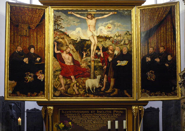 Weimar, Cranach-Altar in der Herderkirche