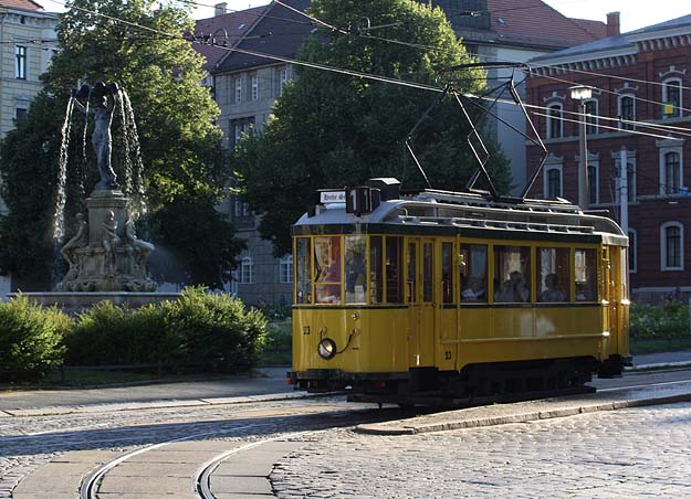 Görlitz: Museumswagen der Tram