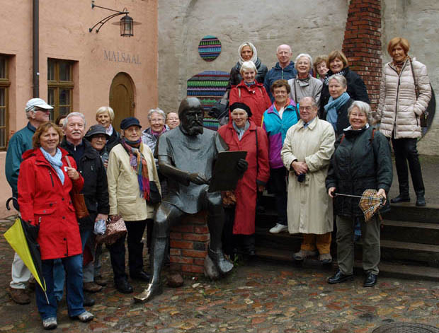 Wttenberg, Gruppenfoto mit Cranach d.Ä. und Frau Danneil