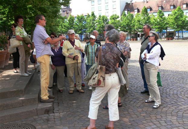 Zweibrücken, Gruppe während der Stadtführung