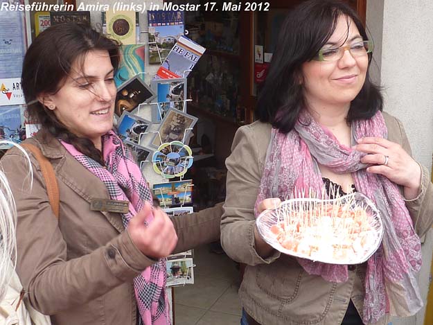 Mostar, Lokum ist eine süße bosnische Spezialität