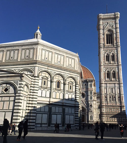 Florenz: Baptisterium, Dom und Campanile