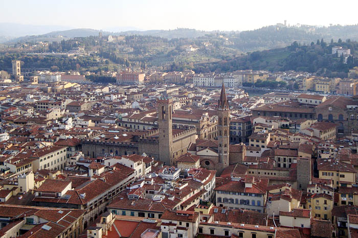 Florenz: Blick von der Domkuppel