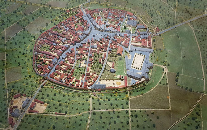 Butzbach um 1832, Stadtmodell