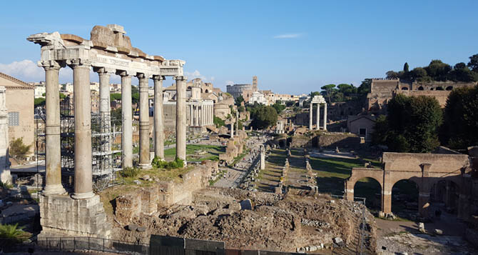 Rom, Forum Romanum vom Kapitol
