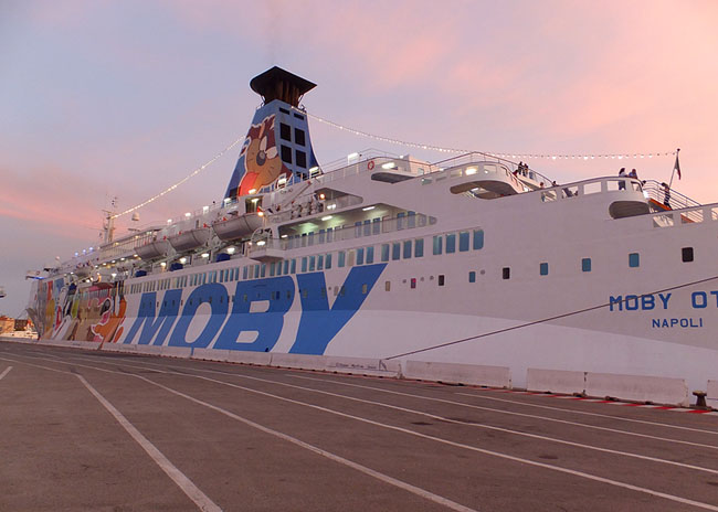Fährschiff Moby Otta in Genua