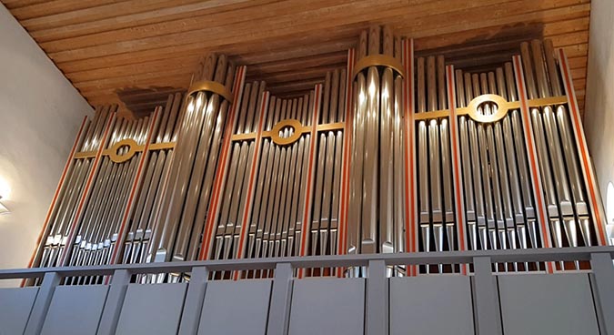 Ingelheim, Skinner-Orgel in der Saalkirche