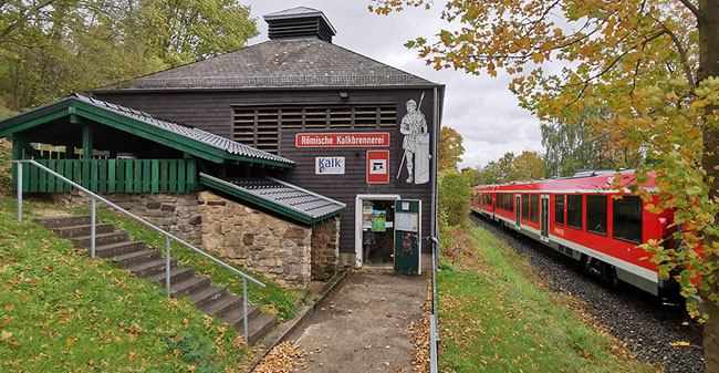 Iversheim: Röm. Kalkbrennerei mit Bahnanschluss