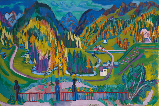 Kirchner: Sertigtal im Herbst 1925–26 © Kirchner Museum Davos, Jakob Jägli
