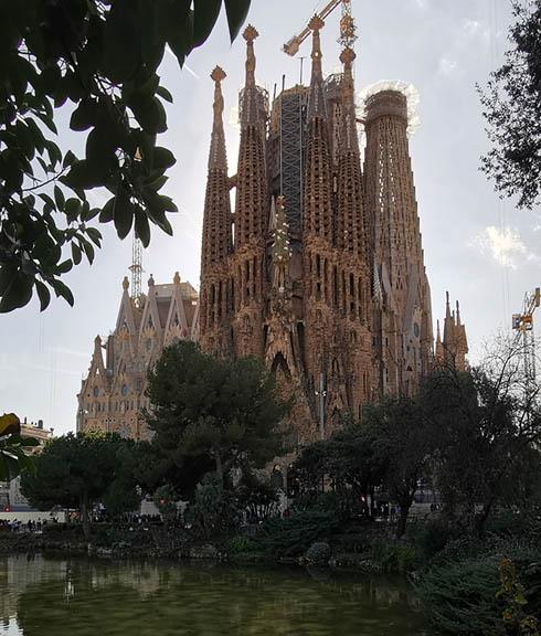 Der Bau der Sagrada Famila hat 1882 begonnen