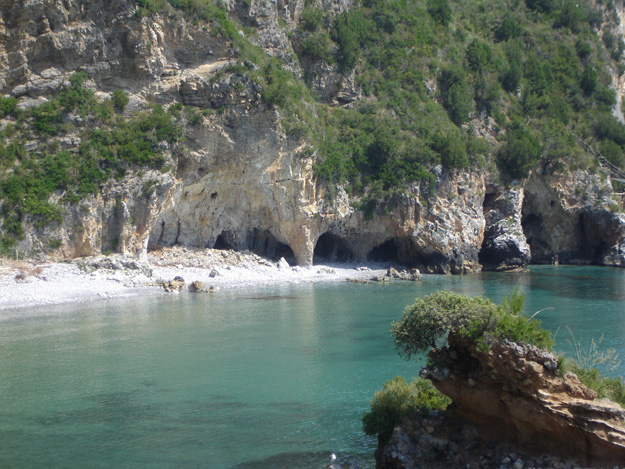 Cilento, Meer