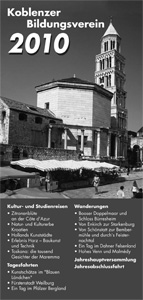 Programmheft Koblenzer Bildungsverein 2010