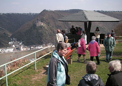 Blick auf Burg Katz