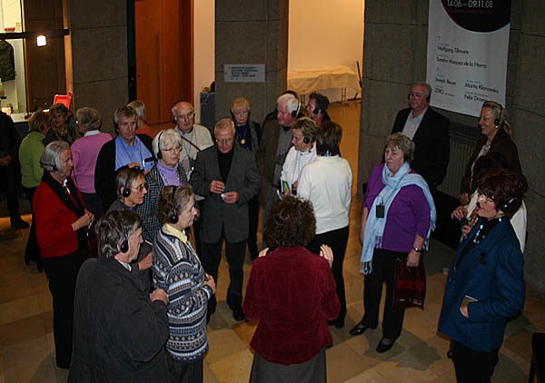 Gruppe im museum kunst palast