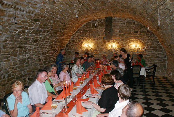 Abendessen im Ottonenkeller